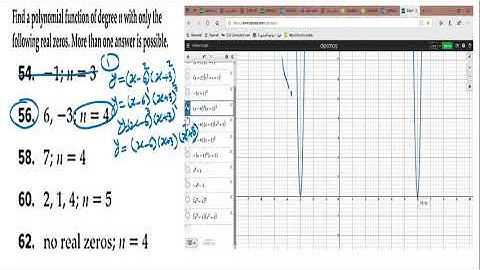 Video  11  11 A 1 2 polynomial functions