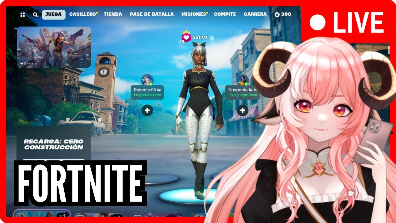 🔴DIRECTO DE FORTNITE ESQUIVANDO BALAZOS😎💕🍒 YouTube