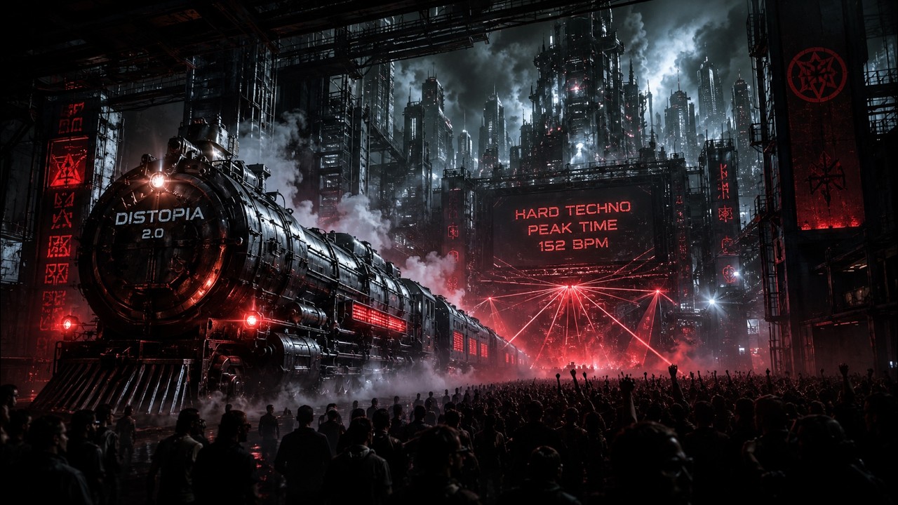 Watch DISTOPIA 2.0 | Hard Techno Full FX video | 152 BPM | SunOverStudio #electronicmusic #techno on YouTube Watch DISTOPIA 2.0 | Hard Techno Full FX video | 152 BPM | SunOverStudio #electronicmusic #techno on YouTube