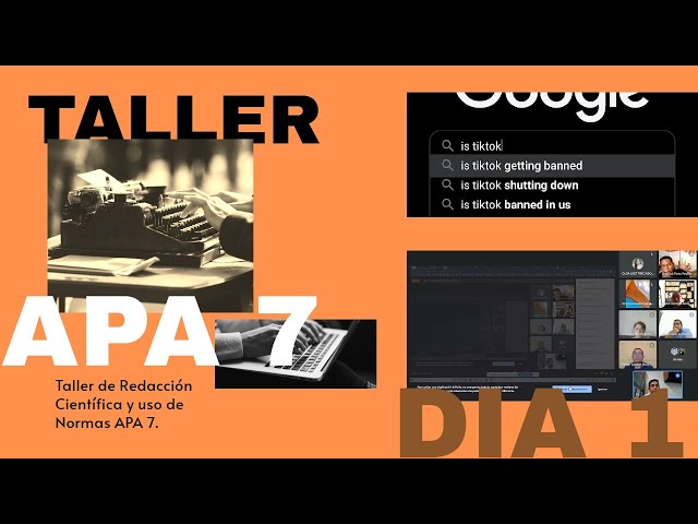 Taller de Redacción Científica y uso de Normas APA 7 - Día 1: La internet como fuente de información