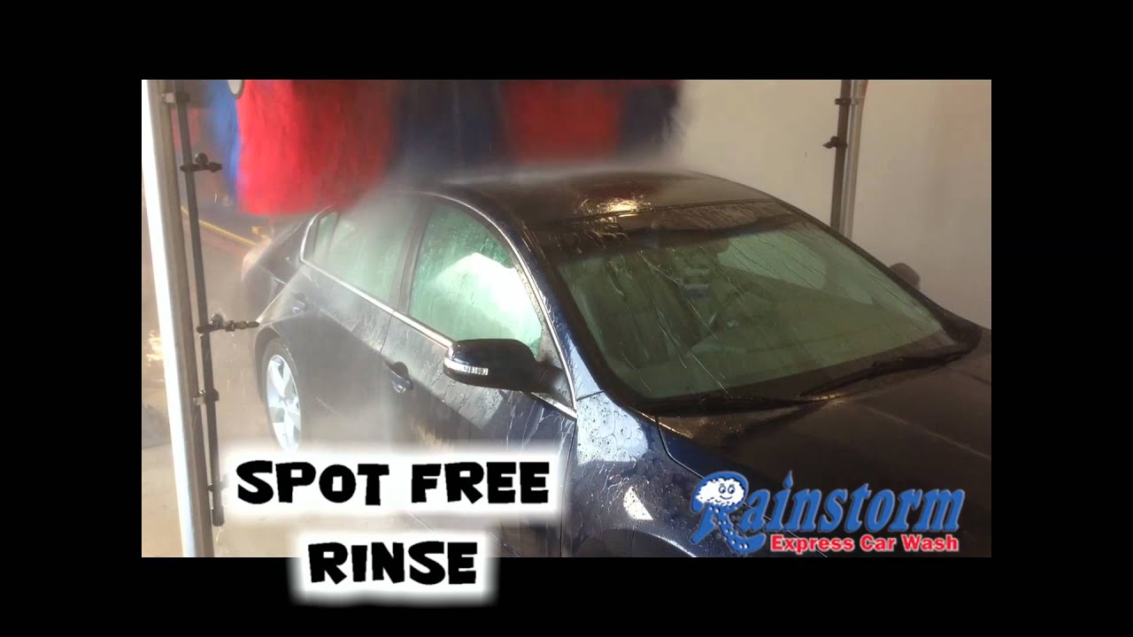 Rainstorm Car Wash Spot Free Rinse YouTube