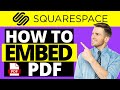 Embed PDFs on Your Squarespace Site 📄