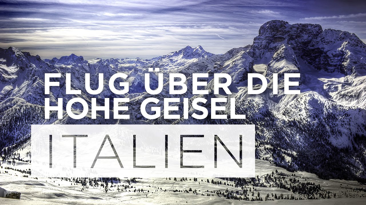 DIE ALPEN | HOHE GEISEL - SEXTNER SONNEUHR | Flug über die Dolomiten