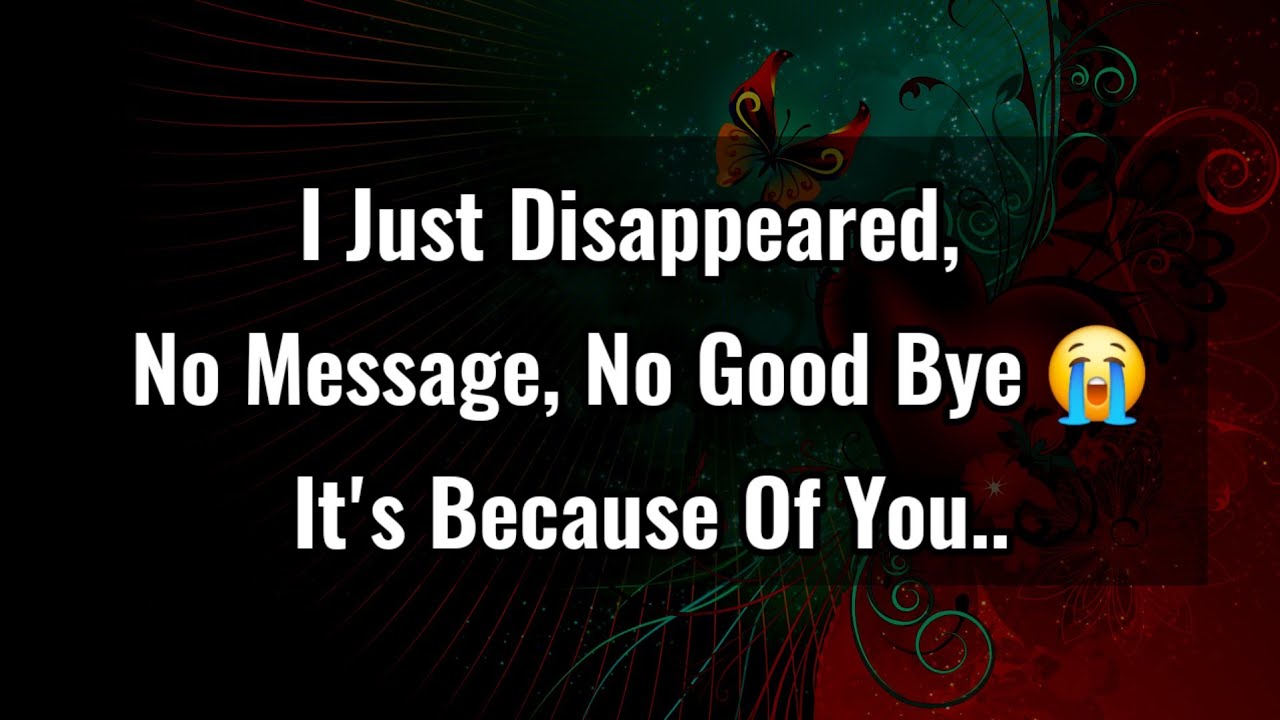 I Just Disappeared, No Message, No Good Bye 😭, It's.. 😌😔😪 || Regretting Dm to Df ❣️🤩 