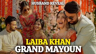 Laiba Khan Grand Mayoun Husband Face Reveal Laibakhan Wedding Event