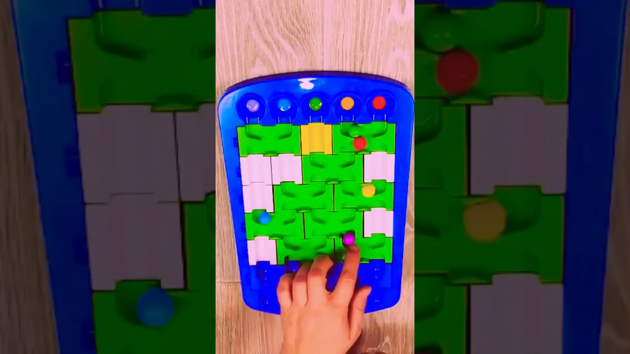 SATISFYING LOGIC PUZZLES MARBLE RUN!🌈🌈