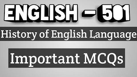 #English 501 important mcqs for mid term preparation vu#💯