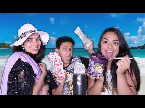 [ASMR] COSINHAS DE PRAIA ft: Sweet Carol & Taissa Rubim