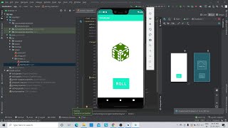 Creating a Very Basic DICE ROLLER App || Android Studio || KOTLIN screenshot 4