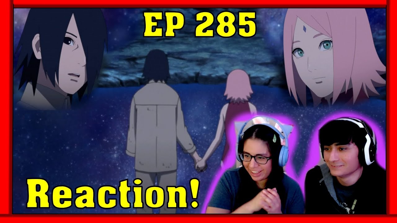 SasuSaku Moments! | Sasuke Retsuden | Boruto Episode 285 REACTION!!!