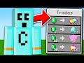 Minecraft, But YouTubers Trade OP Items..