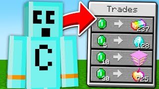 Minecraft, But YouTubers Trade OP Items..