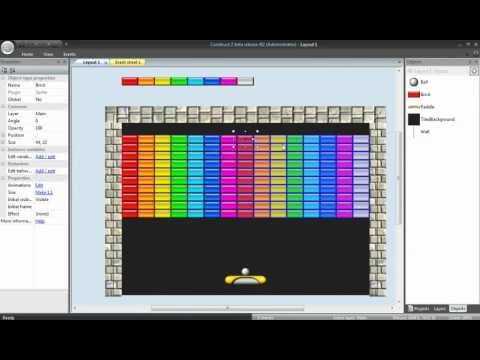 Construct 2 Tutorial - Breakout Clone (Part 1: Tile Map Setup)