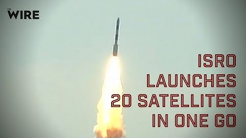 PSLV C34 mission: ISRO launches 20 satellites in one go