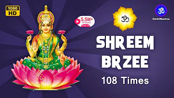 Shreem Brzee Mantra Chanting 108 Times |  Lakshmi Mantra | Money Manifestation | Abundance