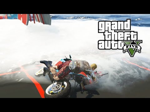 IMPOSIBLE CON ESTAS OLAS!! DENTRO DEL MAR! PARKOUR GTA V