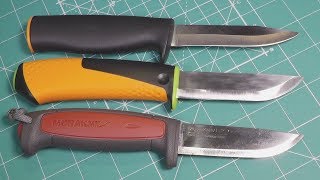 Новая версия ножа от Fiskars - первые впечатления, сравнение с Mora