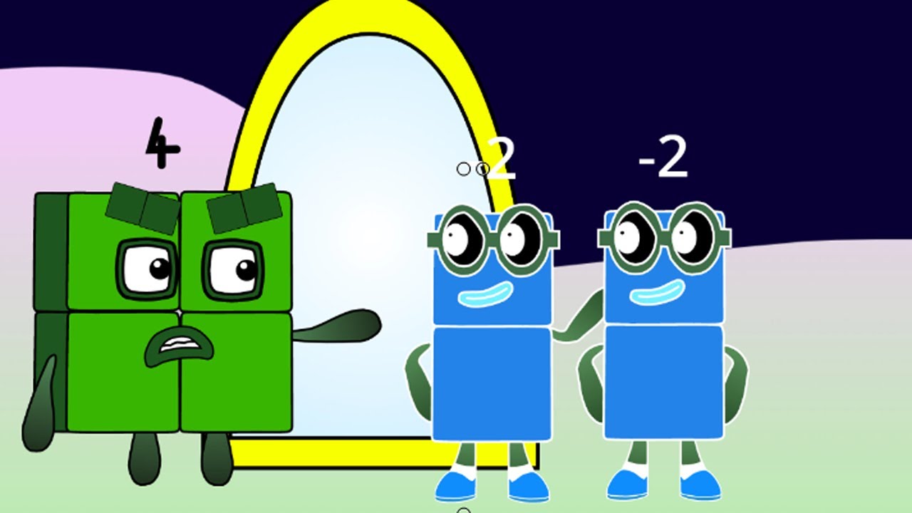 Numberblocks Negative Numbers Remix Youtube