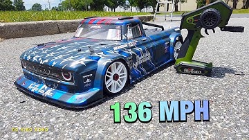 Arrma Infraction 8s 136mph Speed run, More speed coming soon