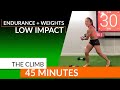 ENDURANCE 16 - The Climb LOW IMPACT INTENSE workout - 45 minutes with weights