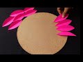 2 Beautiful Paper Flower Wall Hanging Ideas | Easy Wall Decoration Ideas | Paper Crafts