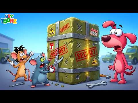 Köpek ve Sıçanlar Gizemli ve Sır Dolu Bir Paket Alıyor! İçinde Ne Var? | Rat-a-Tat | Komik Karikatür