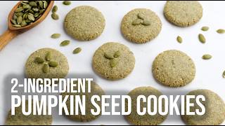 2-Ingredient Pumpkin Seed Cookies