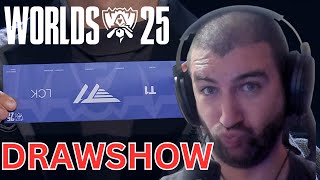 FINAL GROUP DRAW FOR WORLDS 2025 - WORLDS DRAWSHOW #worlds2025