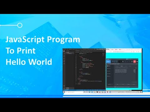 How to Print Hello World On Click Button In Javascript! How to add onclick to button in JavaScript |