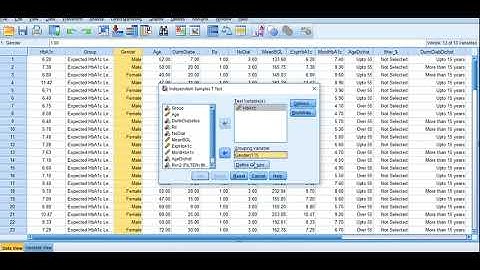 SPSS Tutorial: Independent Sample T test for comparing Quantitative Data for 2 Groups
