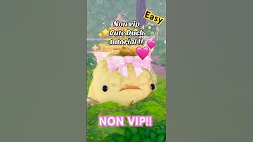 Duck tutorial with the adjustment feature! Bunny coming next! #roblox #dti #dresstoimpress #shorts