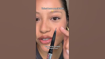 The THINNEST brow pencil on the market 😳