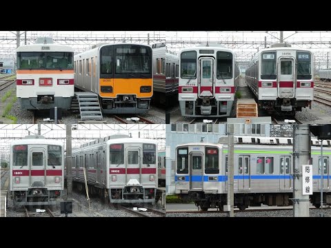【2編成 休車並び 東武50000系 51008F、東武350系 352F】東武50000系 51008F、依然として休車。東武350系 352F留置位置変更。30000系は予備車のまま。