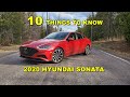 10 Things to Know about the 2020 Hyundai Sonata