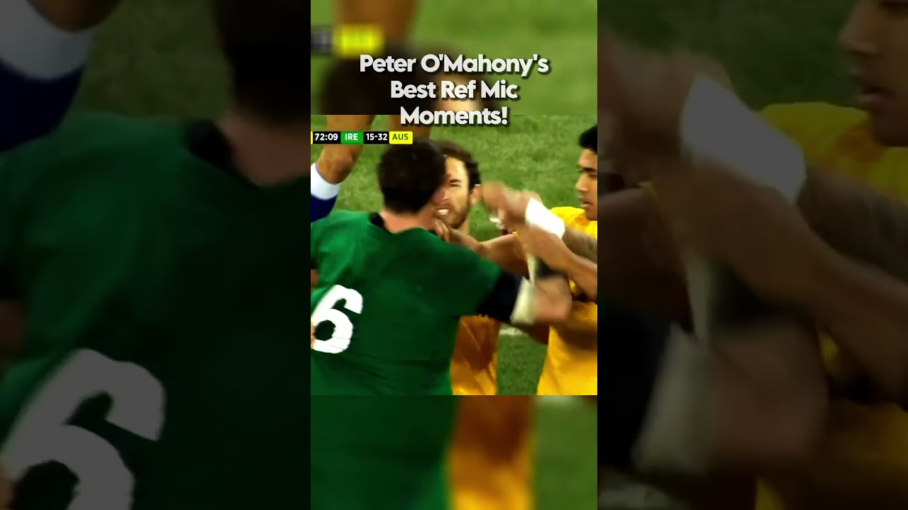 Peter O'Mahony's Best Ref Mic Moments!