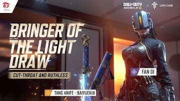 Bringer of the Light Draw returns 🟧 Tang Knife - BAIYUEKUI | Garena Call of Duty: Mobile