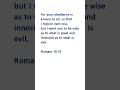 Romans 16:19