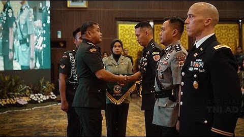 Kasad Pimpin Upacara Penutupan Pendidikan Reguler LXV Seskoad TA. 2025