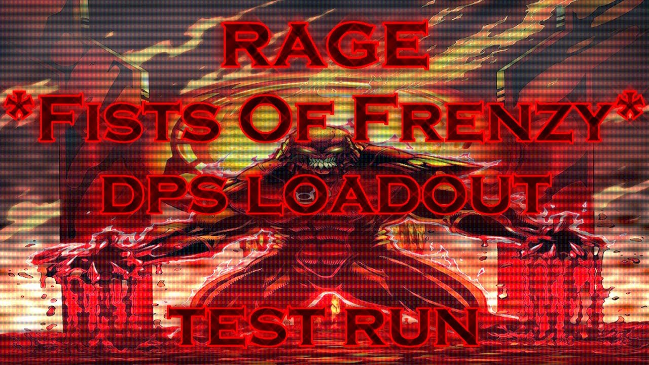 DCUO Rage *Fists Of Frenzy* Dps Loadout Test Run