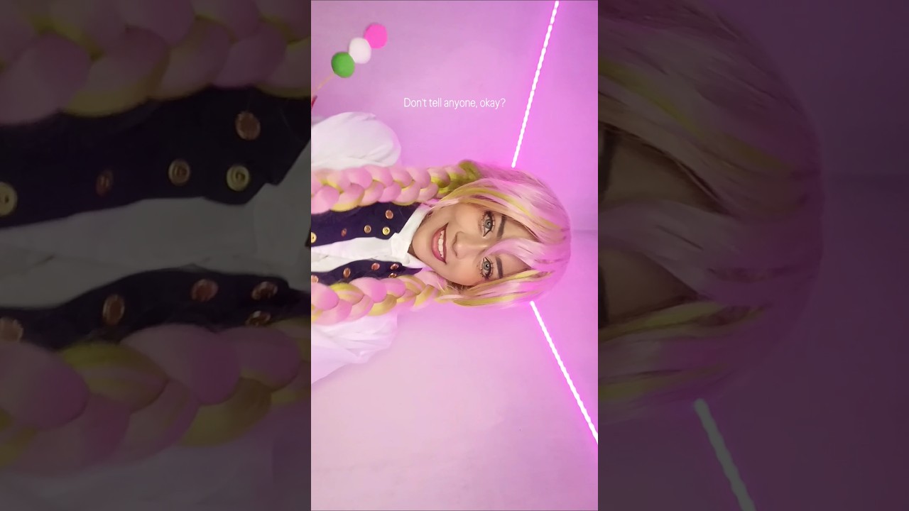 Mitsuri saying "Nezuko Chan, Nezuko Chan" 🍡🎀✨ #mitsurikanjori #demonslayer #anime