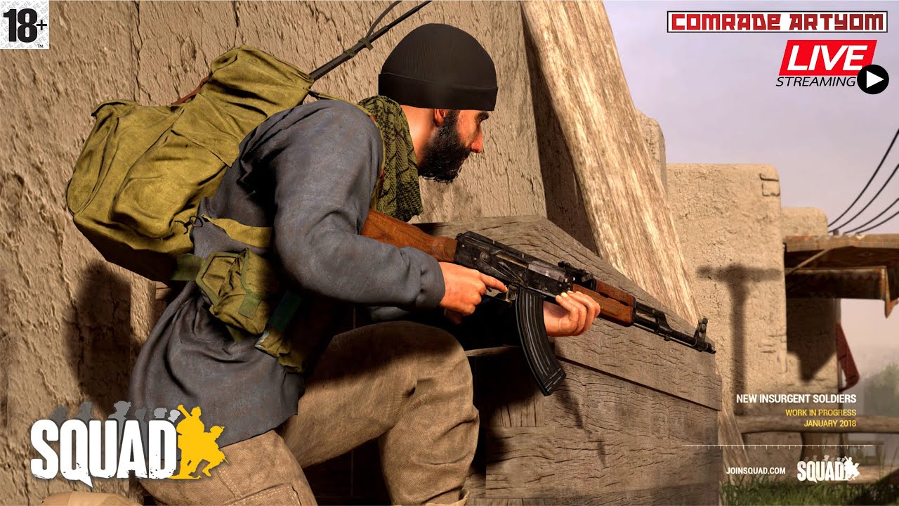 (18+ СТРИМ!) SQUAD