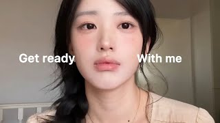 Korean Soft Makeup Tutorial 💗 | Clean Girl Makeup & Get Ready With Me screenshot 3