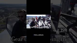 CS2 streamer dima_wallhacks and CS2 pro jL had a gaming session 200m above ground #dimawallhacks #cs