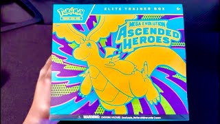 Whispered ASMR | Opening Pokemon Ascended Heroes ETB (NEW RELEASE)