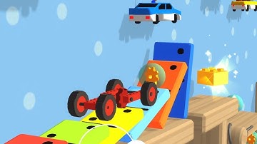 MAX LEVEL in Folding Car: Racing puzzle (Levels 1-20)
