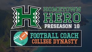 Football Coach: College Dynasty, Hometown Hero CHALLENGE — (Ep. 28)