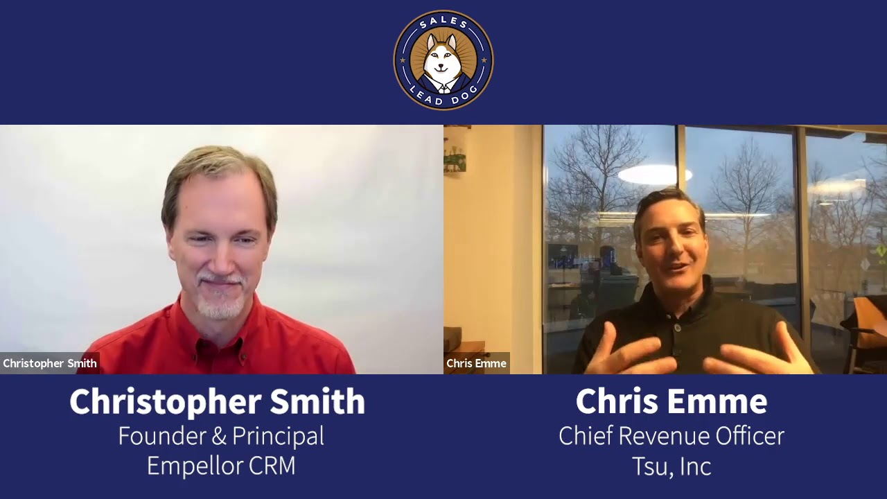 The Sales Power of Social Media - Chris Emme, Chief Revenue Officer, Tsu, Inc