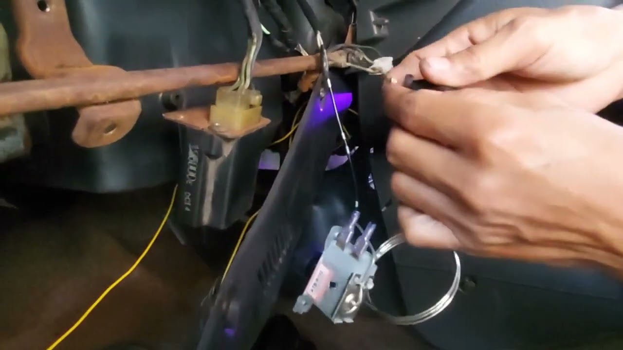 Cara menyambung thermostat ac mobil mazda