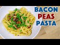 Pasta With Bacon And Peas - Not Carbonara Recipe