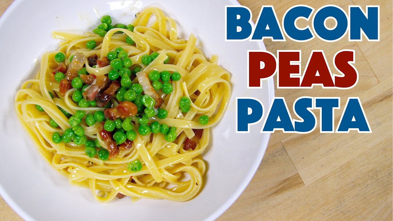 Pasta With Bacon And Peas - Not Carbonara Recipe